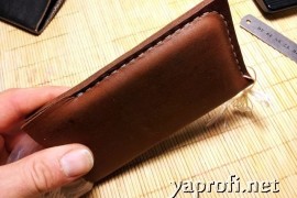 Кожаный чехол для телефона своими руками