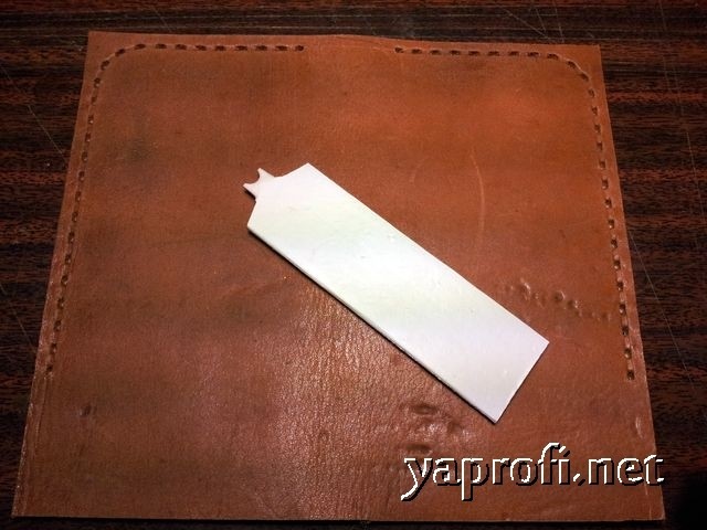 Делаем канавку для нити 