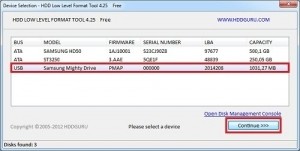 HDD Low Level Format Tool 