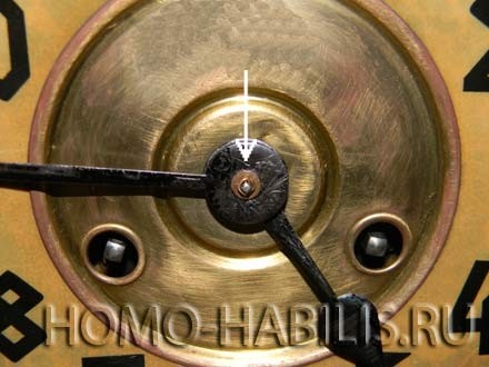 крепление стрелок настенных часов
