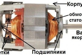 Проверка и ремонт коллекторного электродвигателя