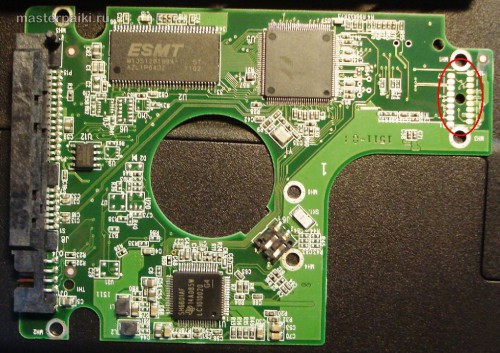 плата жесктого диска ноутбука Acer Aspire 5750